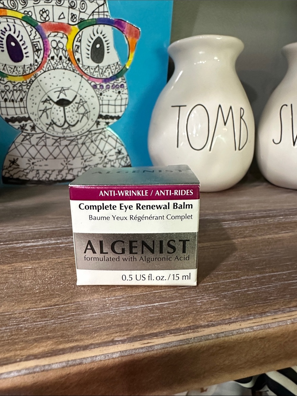 Algenist Eye Renewal Balm - White and Magenta Box
